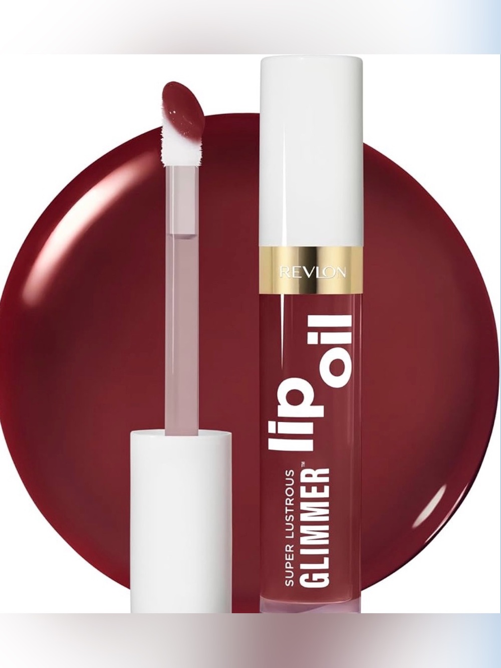Revlon Super Lustrous Glimmer Lip Oil 010 Wined Down
